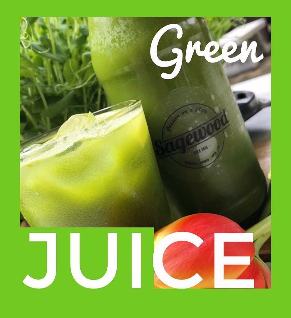 Cold Pressed Green Juice - Sagewood Cafe